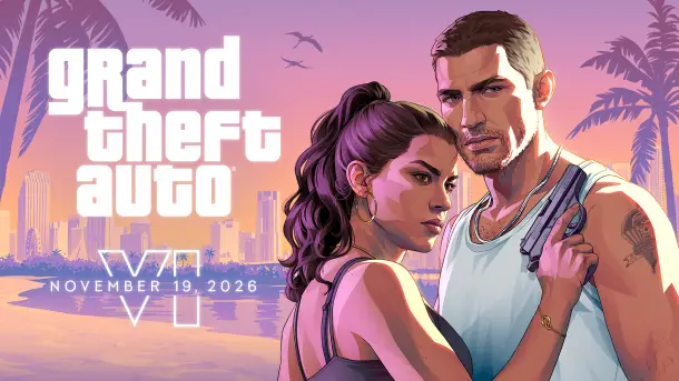 Lucia et Jason avec la date de sortie de GTA 6 au 19 novembre 2026